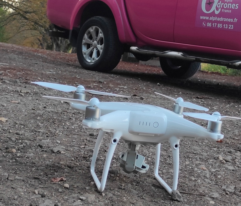 Drone avec caméra Phantom 4 pro+ v2