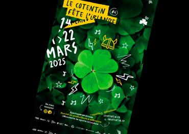 Spectacle de 300 drones lumineux dans le Cotentin, pour fêter l'Irlande et la St Patrick