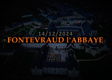 Spectacle de drones lumineux à Fontevraud, l'Abbaye le 14 décembre 2024